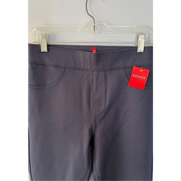 Brand New Spanx Ponte Ankle-Length Leggings Navy Blue Size Medium A309030 - Picture 3 of 11